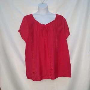 Pink Tunic with draw strings